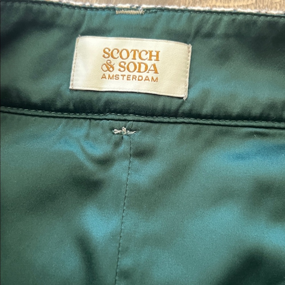 Scotch & Soda Miniskirt In Heritage Check Brown . Size L - Picture 8 of 15